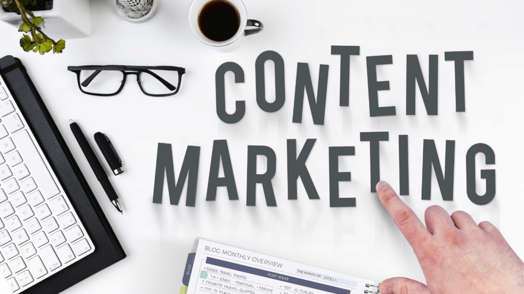 Content marketing concept