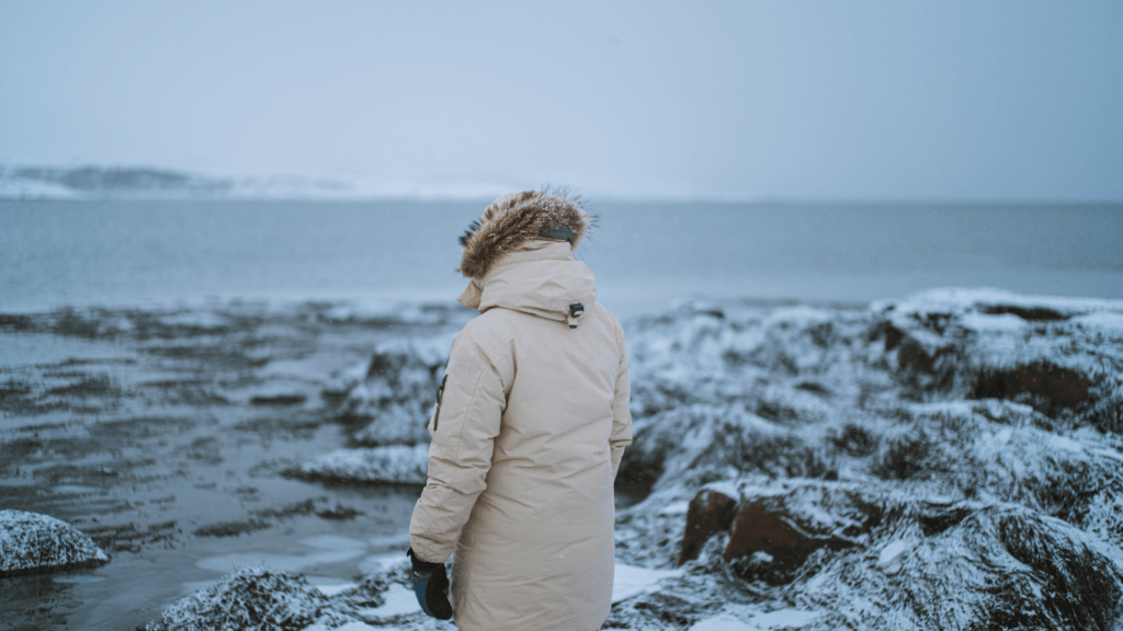 a person in a winter coat