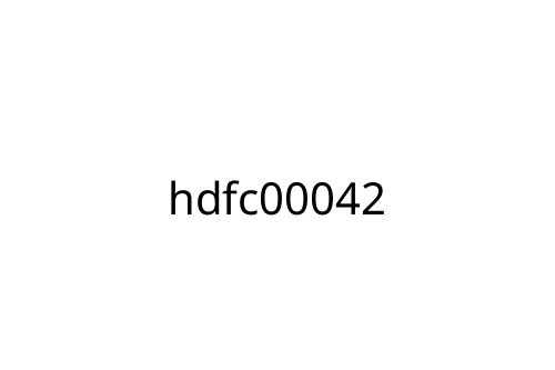 hdfc00042