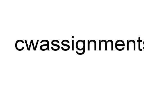 cwassignments