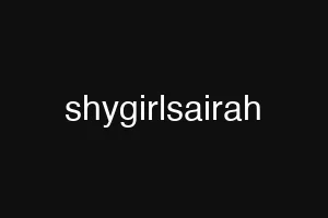 shygirlsairah