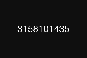 3158101435